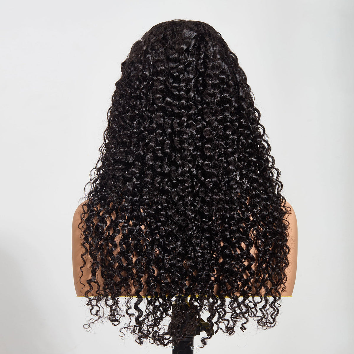 StariaHair 13"x4" HD Lace Water Wave Frontal Wig #1B