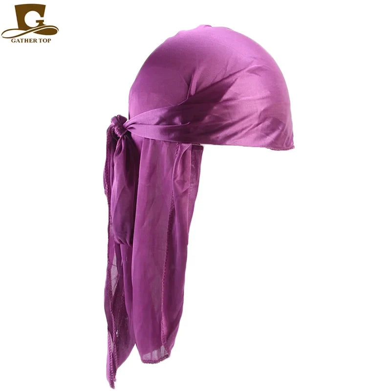 Hat Durag Chemo Caps Skull Hat Turban hair band Bandanas 18 colors for Choose