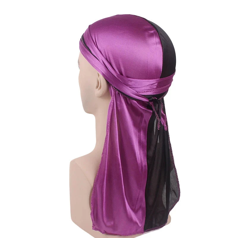 Hat Durag Chemo Caps Skull Hat Turban hair band Bandanas 18 colors for Choose