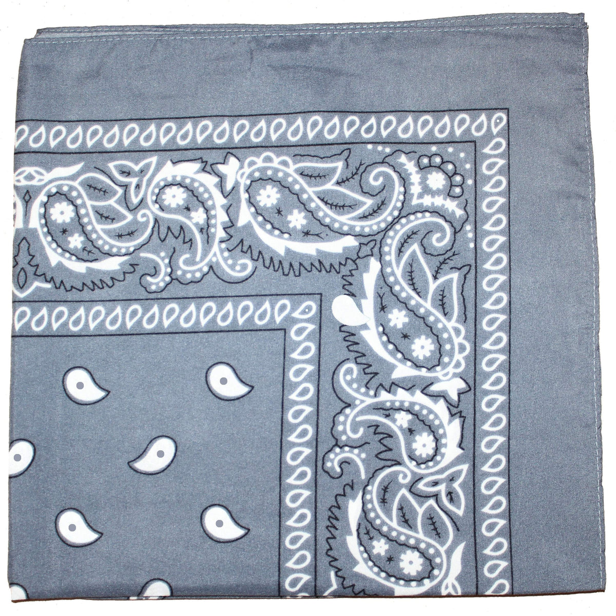 Paisley Bandanas Head Wrap, Cotton Double Sided, 21 x 21 Inch