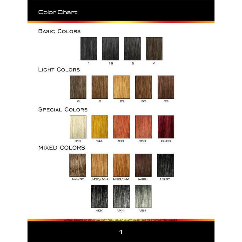 Unique's 100% Human Hair Full Wig Style B2 Hairpiece